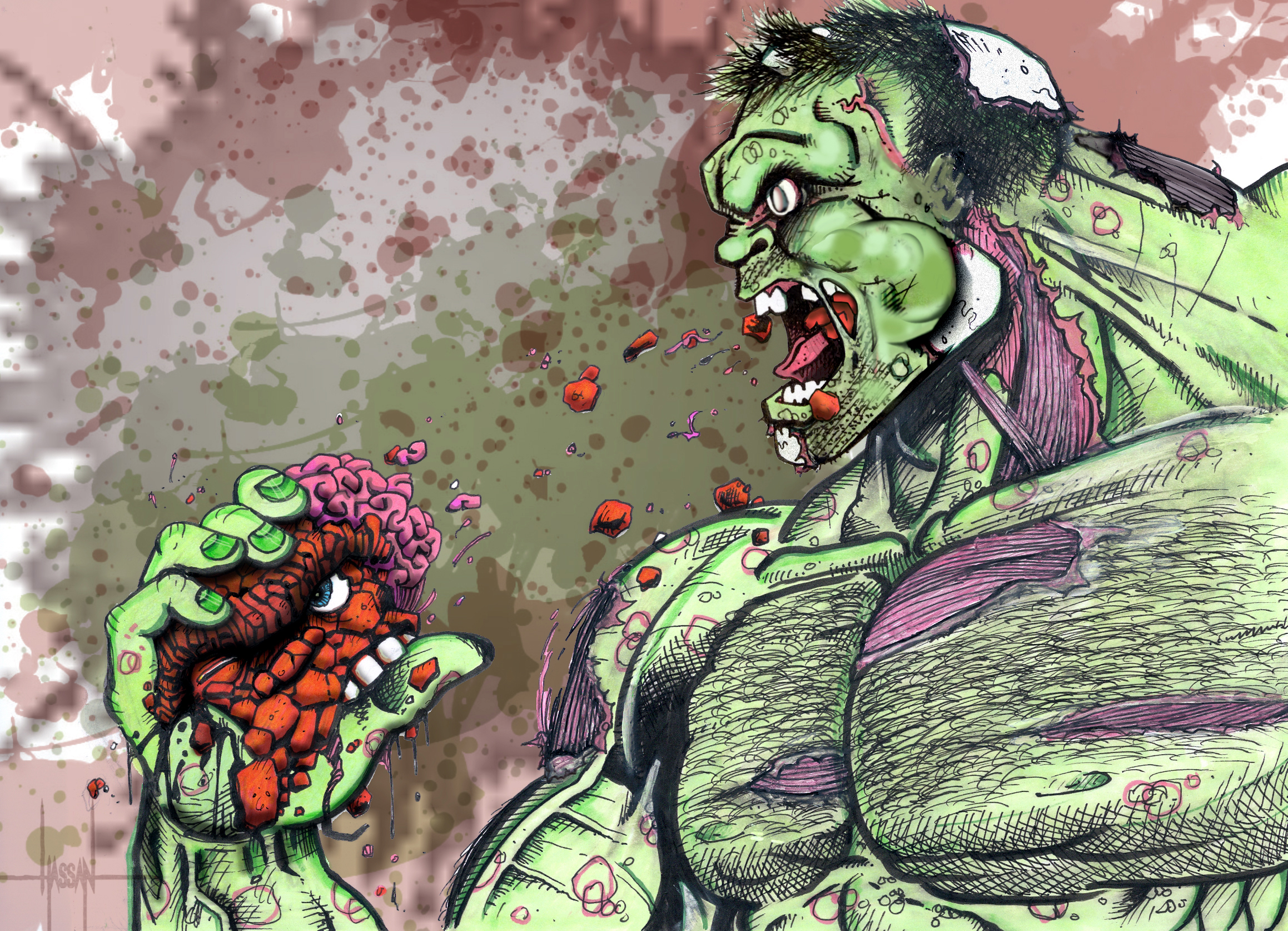 zombie hulk pop